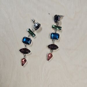 Elegant Multicolor Drop Earrings